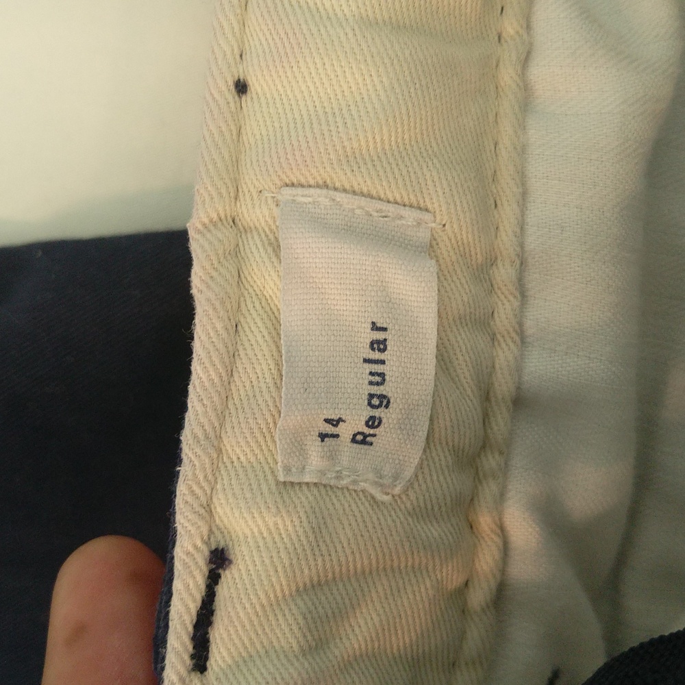 GAP Kids Navy Casual Pants Boys Size 14 Regular - Picture 5 of 12